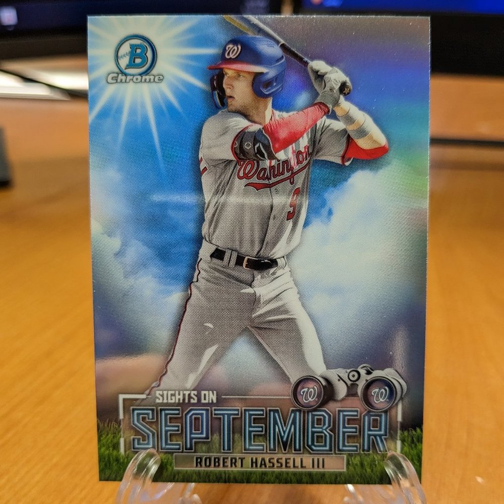 2023 Bowman - Robert Hassell III - Sights On September - Bowman Chrome Insert